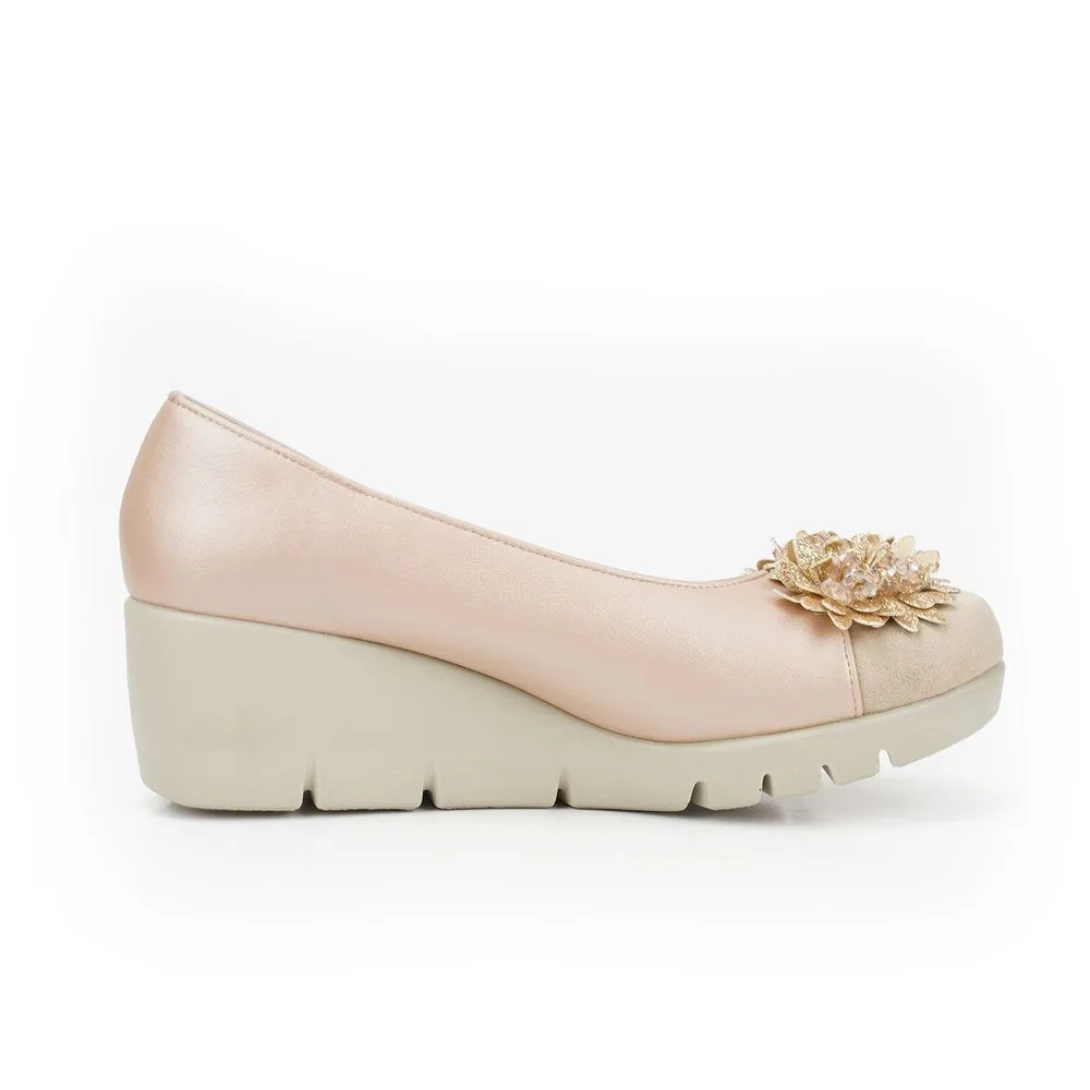 JOLI SNOB Pink Beige Comfort High Heels FC-39618 Size - 220 JP