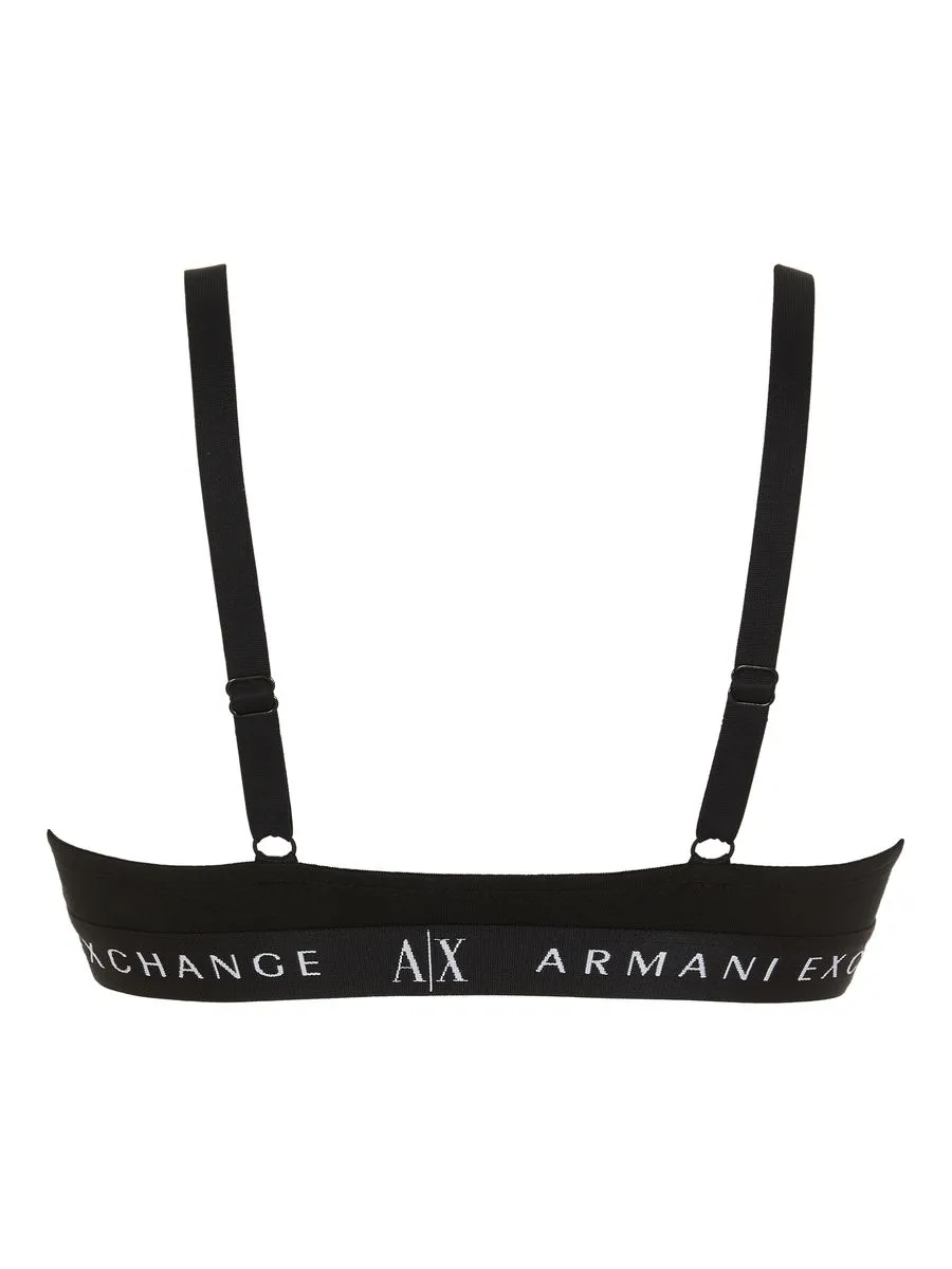 ARMANI EXCHANGE Women's Bra - Black
