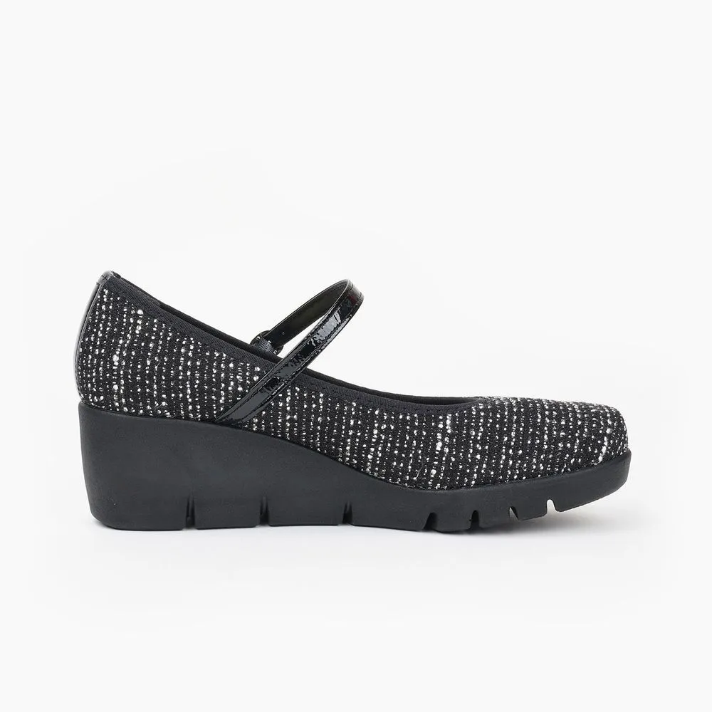 JOLI SNOB Tweed Comfort High Heels FC-39605 Size - 220 JP