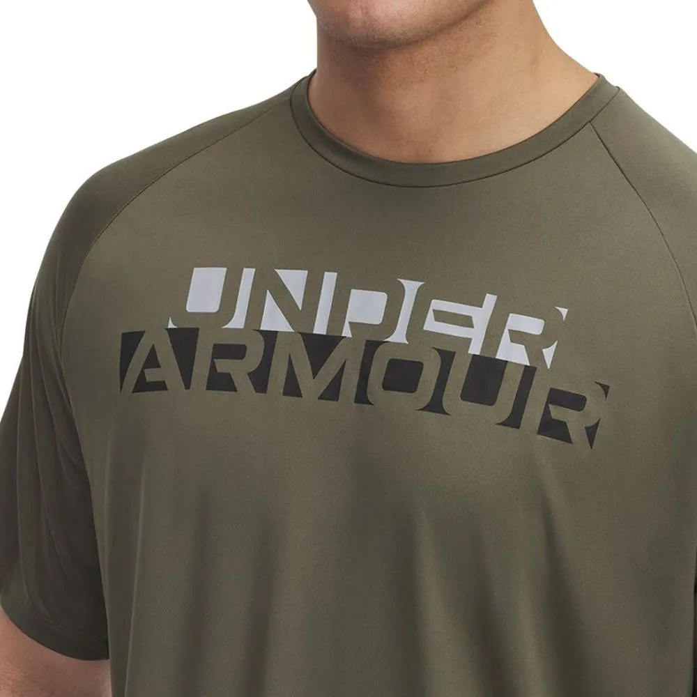 UNDER ARMOUR Men Training T-Shirt Tech™ Green - UN127AP435EKTH