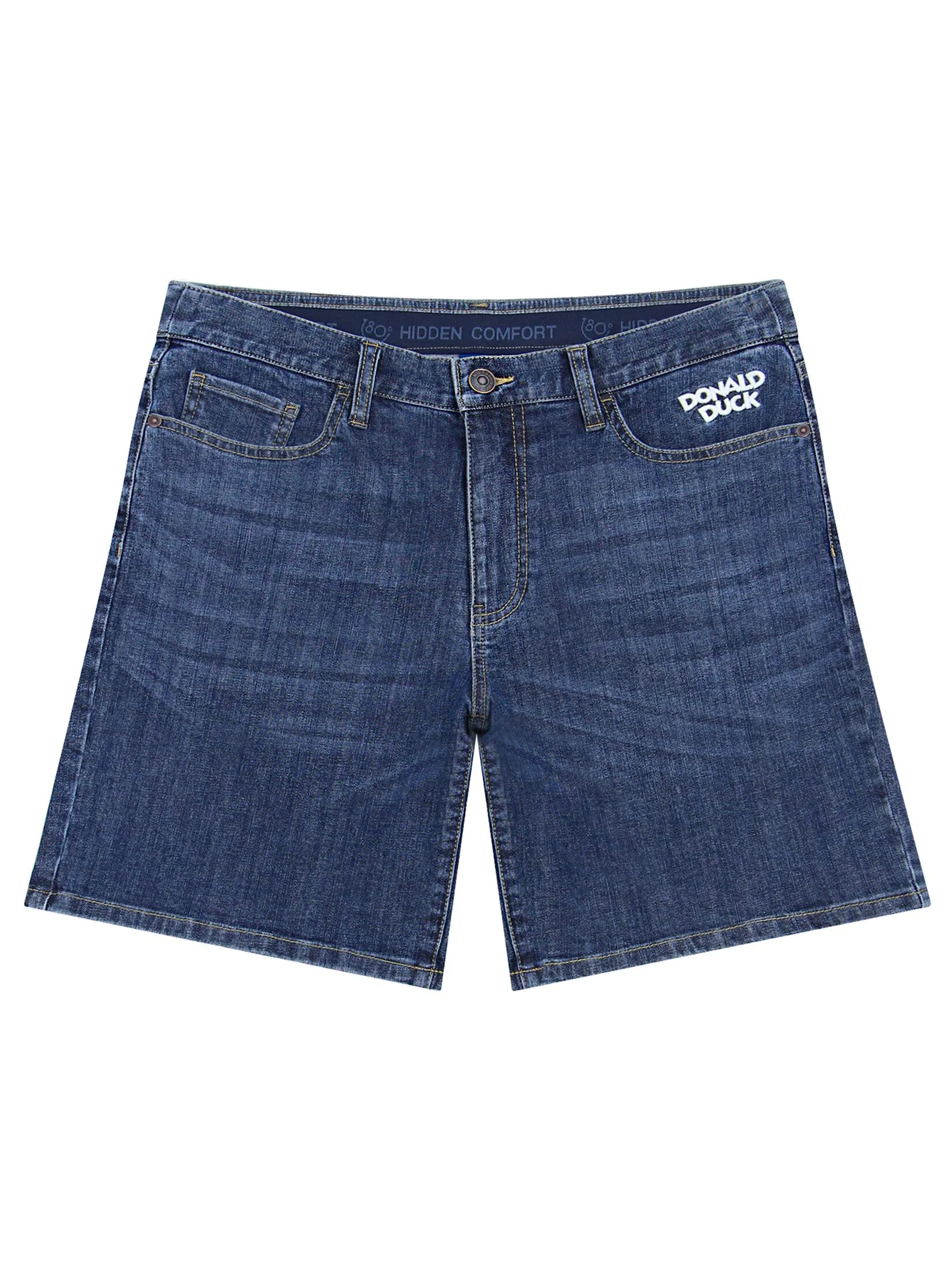 GIORDANO Men's Stretch Denim Shorts (Disney) Med Blue