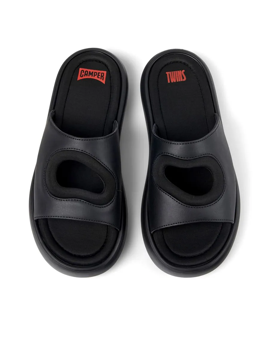 CAMPER Men Sandals Shoes TWS Pelotas Flota Sandal Black