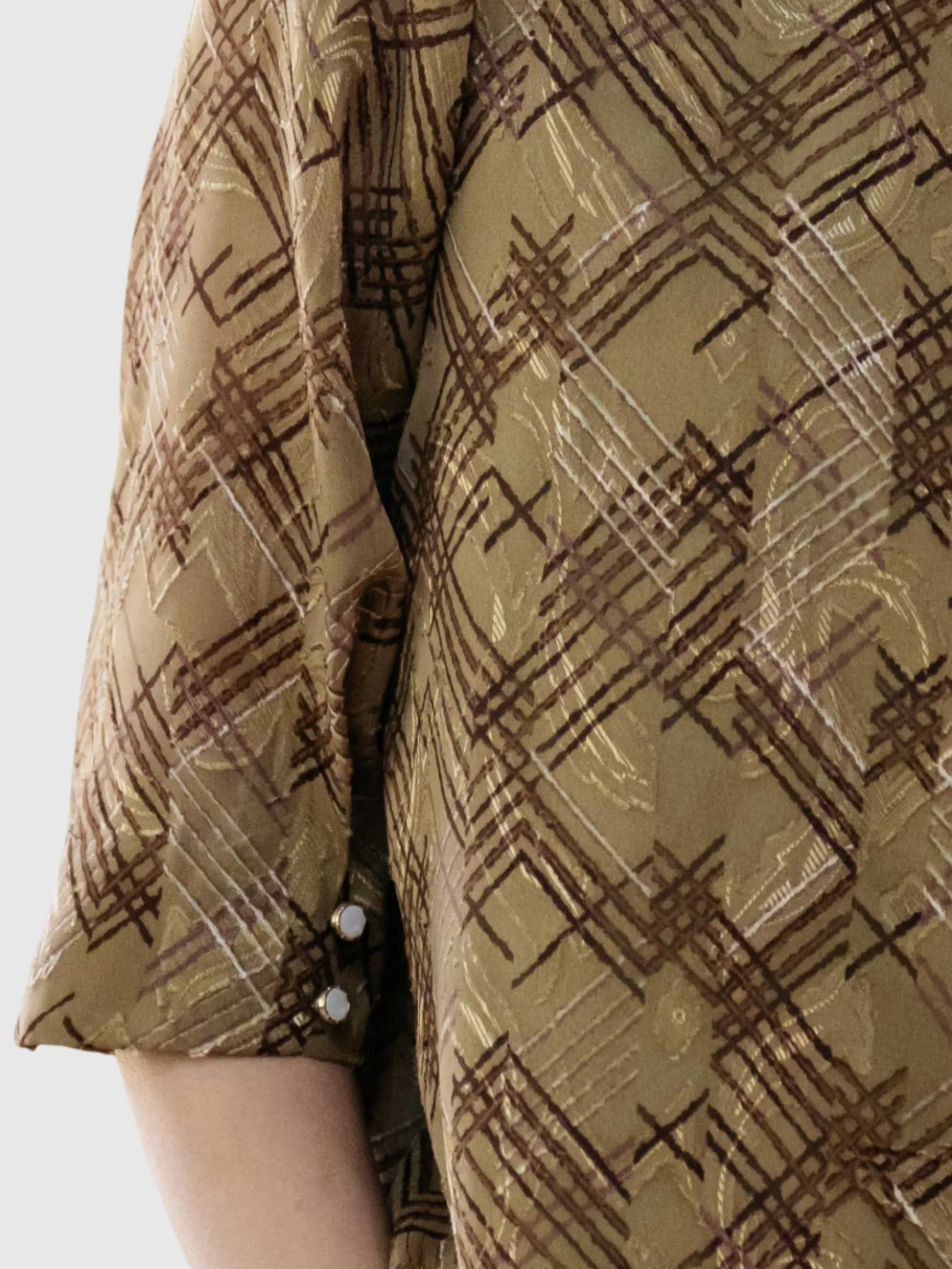 MIKIKO Women Blouse Long Sleeves Chiffon Uragiri Green