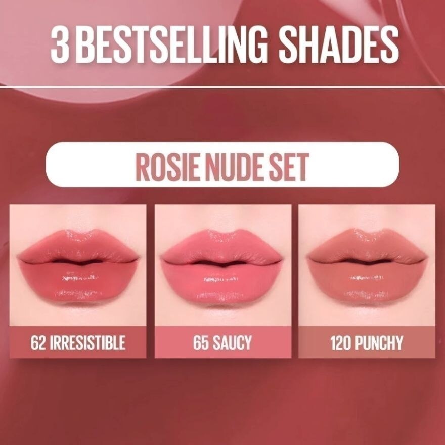 Maybelline Value Pack Super Stay Vinyl Ink 4.2ml. 62+65+120