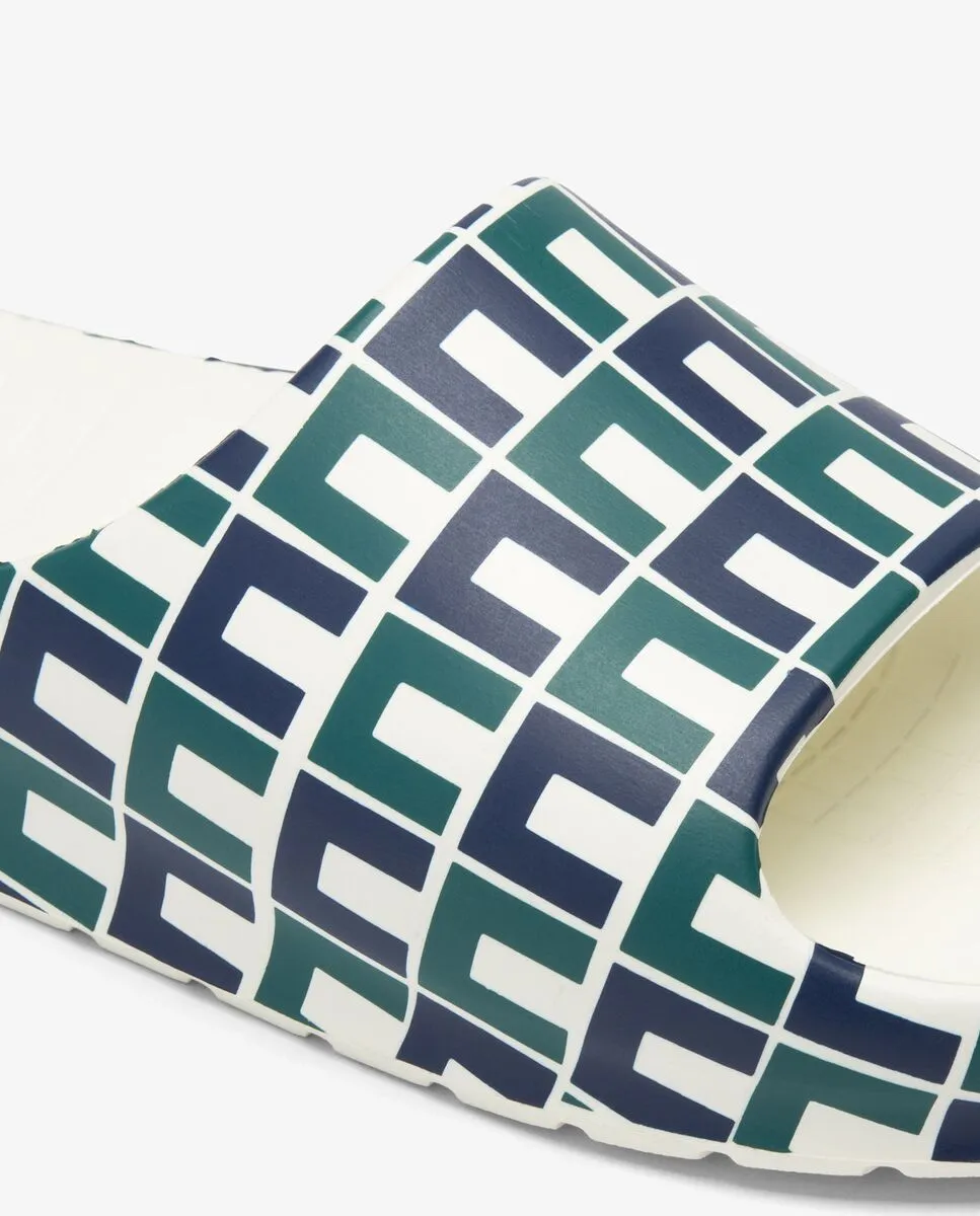 LACOSTE Navy Men’s Serve Slide 2.0 Monogram