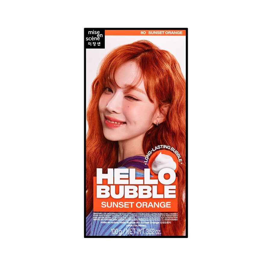 Mise En Scene Hello Bubble 8O Sunset Orange - Sunset Orange