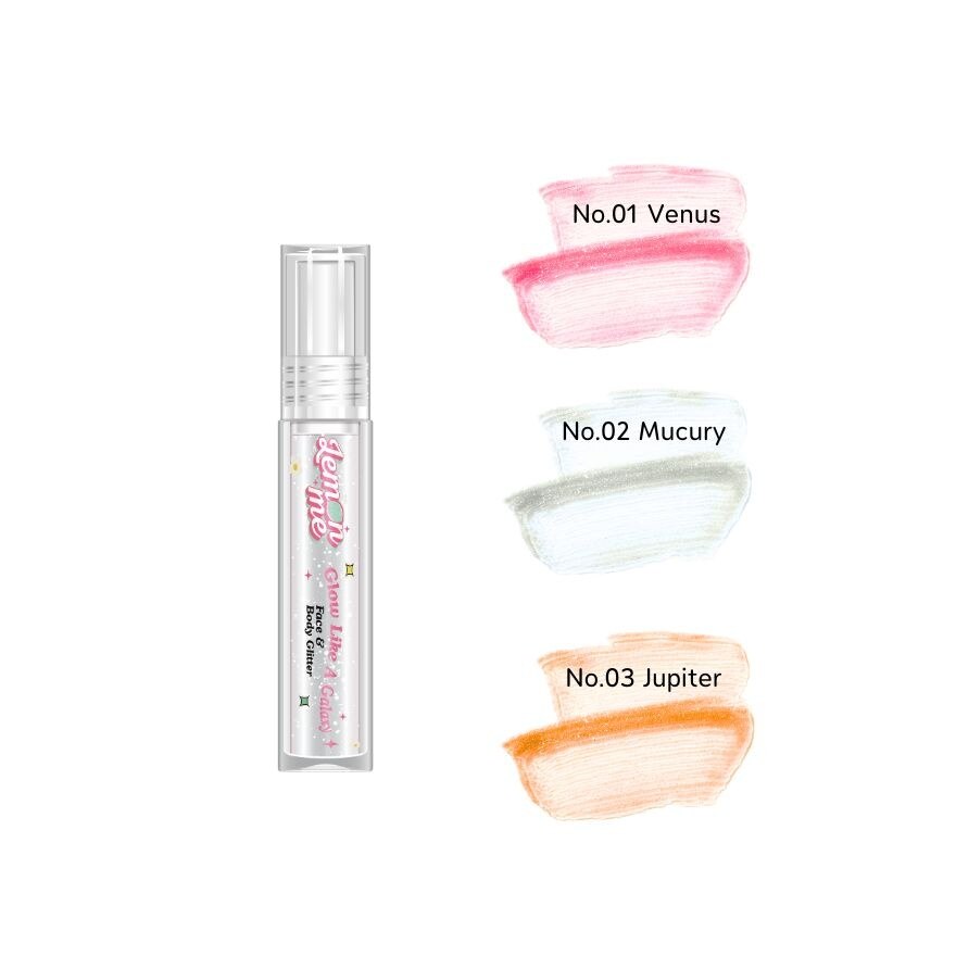 Lemon Me Glow Like Face&Body Glitter 02