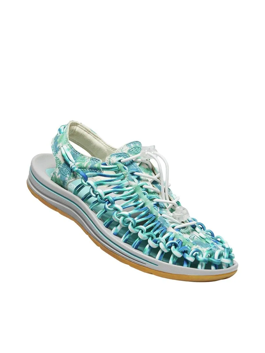 KEEN 1026234 W-UNEEK Shoes Canvas Porcelain/Tie Dye