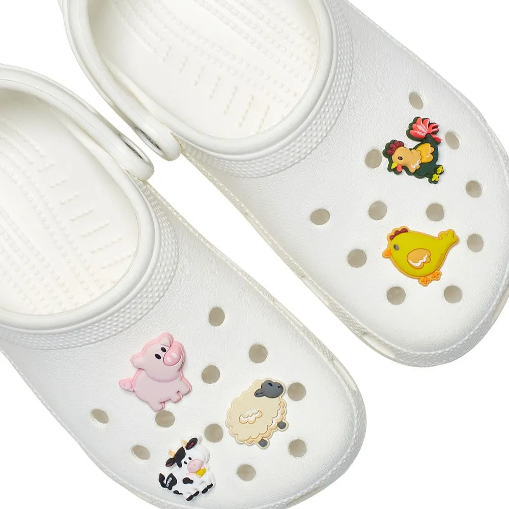 CROCS Jibbitz Shoes Charm Farm Friend Animals 5-Pack Multi color - CR024AC844EKTH