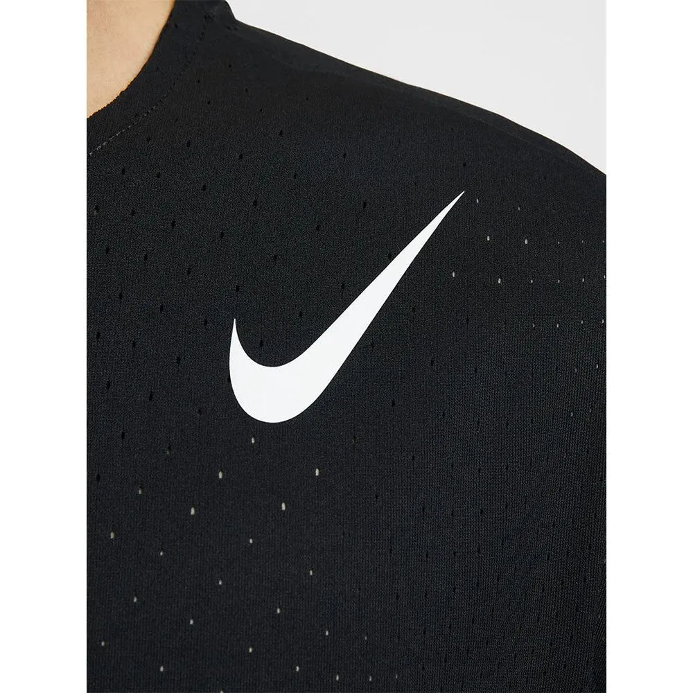NIKE Men Running T-Shirt AeroSwift Dri-FIT ADV Black - NI083AP911EFTH
