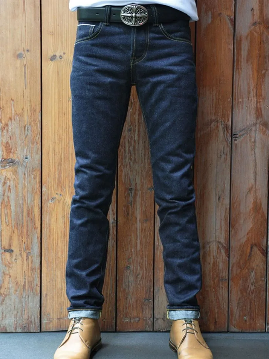 SIMPLE&RAW Heavy Martin Vintage Fit Jeans Sk821-4-26 Deep Blue