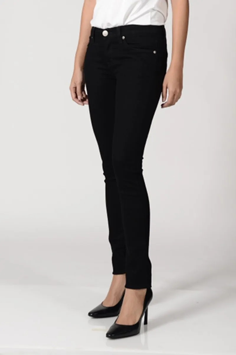 MC JEANS Women's Jeans slim MBDP18520 Black