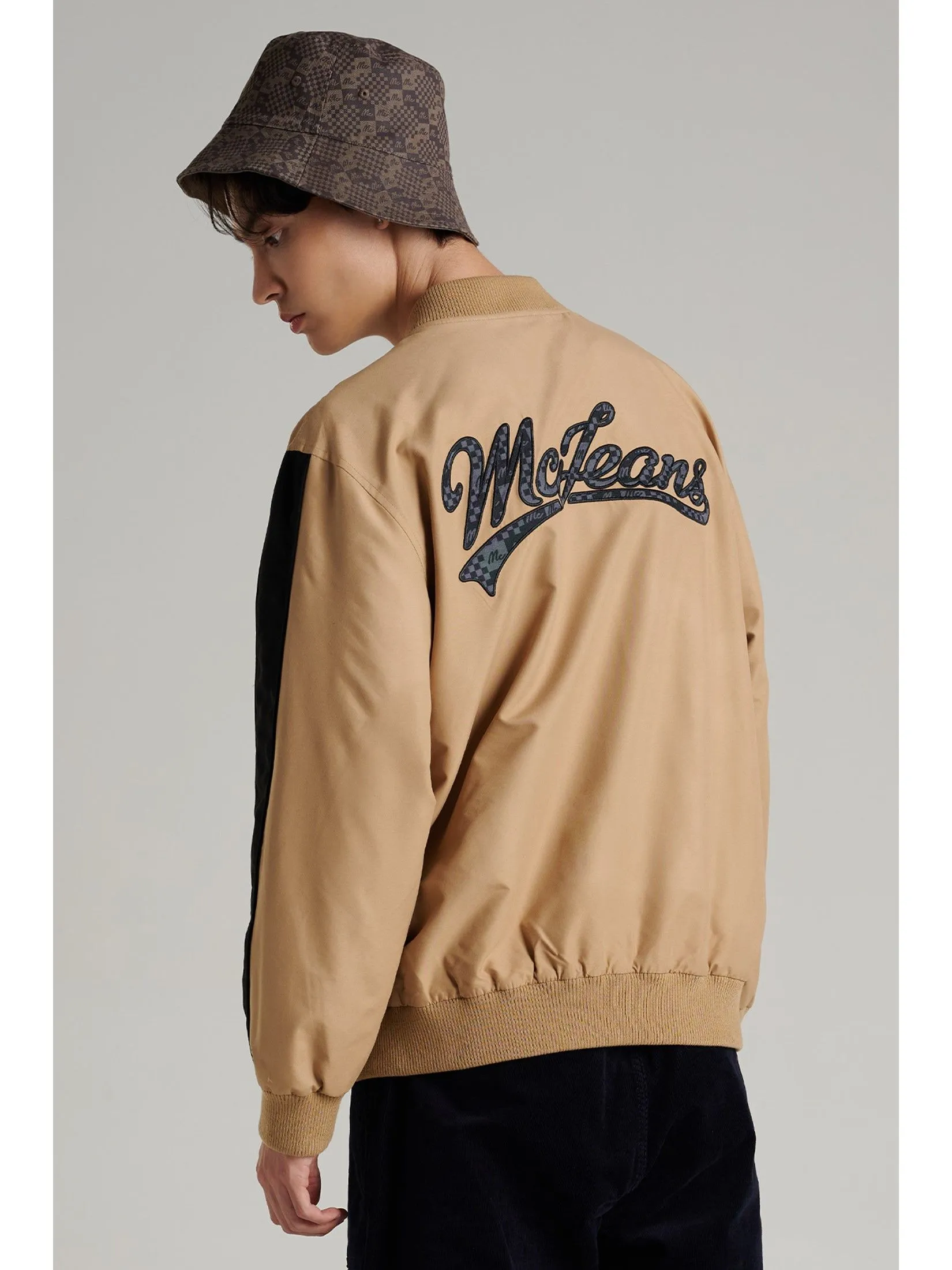 MC JEANS Jacket Bomber Men Brown