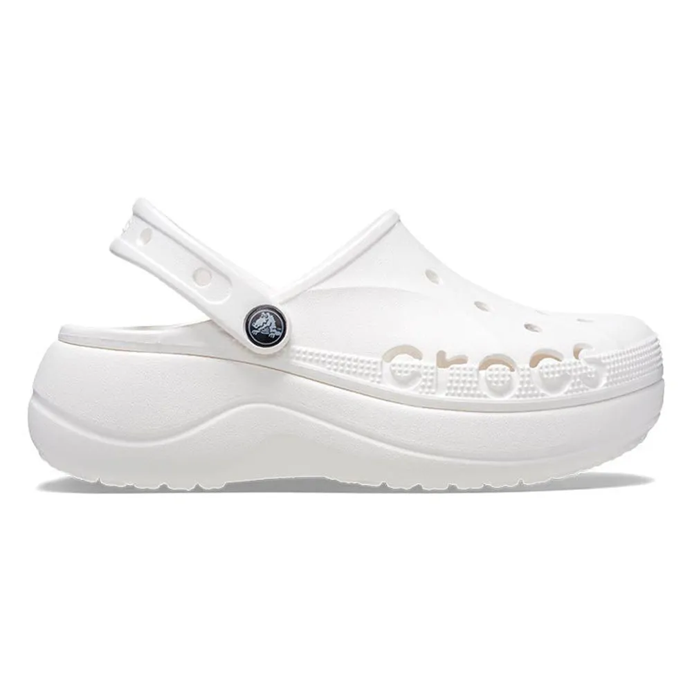 CROCS Baya Platform Clog Women Casual Shoes White - CR024SH025DDTH