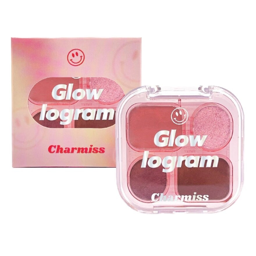 #Charmiss Glowlogram Eyeshadow Palette01 - 02 Peach Energy