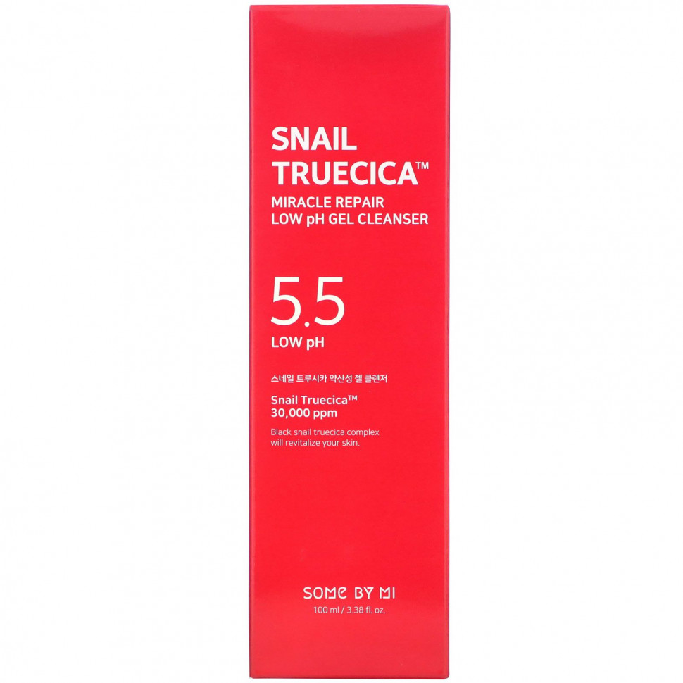 Some By Mi, Snail Truecica, Гель для умывания Miracle Repair с низким pH, 3,38 жидких унций (100 мл)