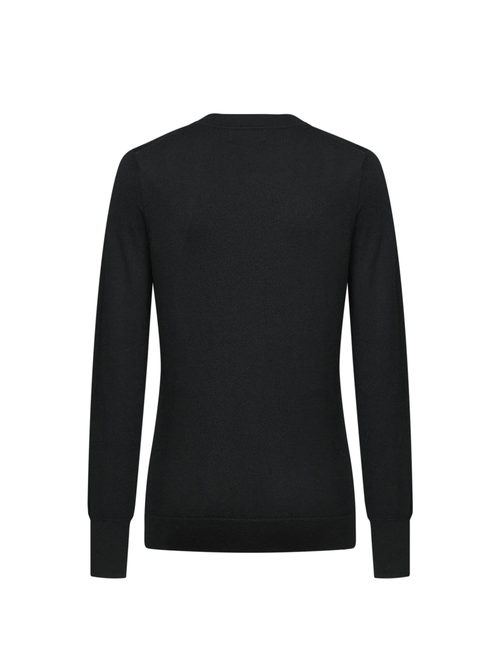 G2000 Women Clothing Essential Crew Neck Sweater Top Regular Fit - Black