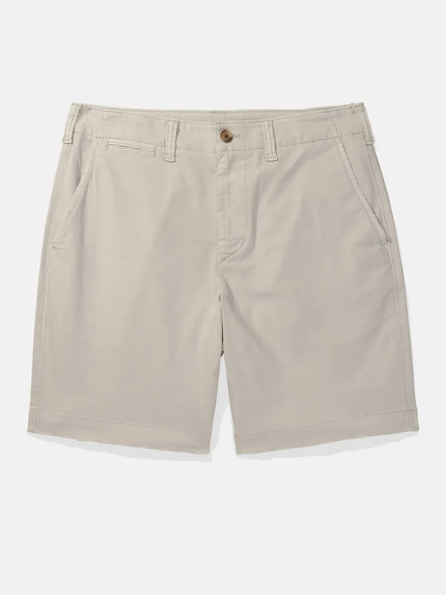AMERICAN EAGLE MEN 7273 LIVED IN KHAKI SHORT 9 IN 036 HAZE GREY