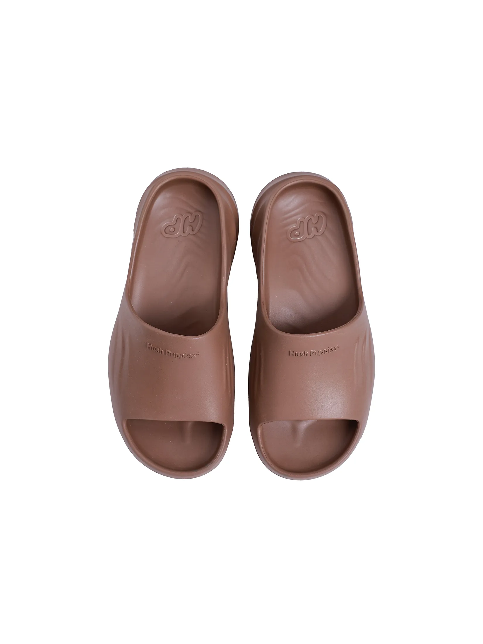 HUSH PUPPIES Men s Shoes Sandals Slides  - BROWN