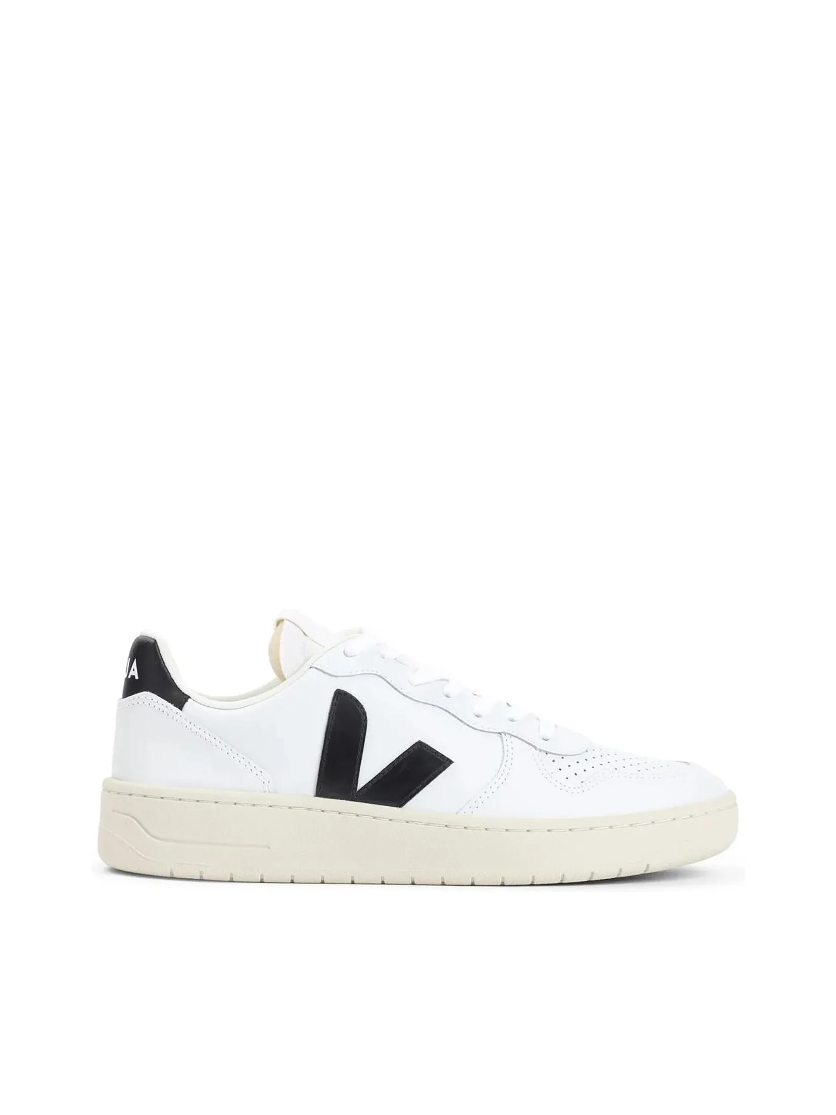 VEJA Men Sneakers V-10 SS25 Extra-White Black