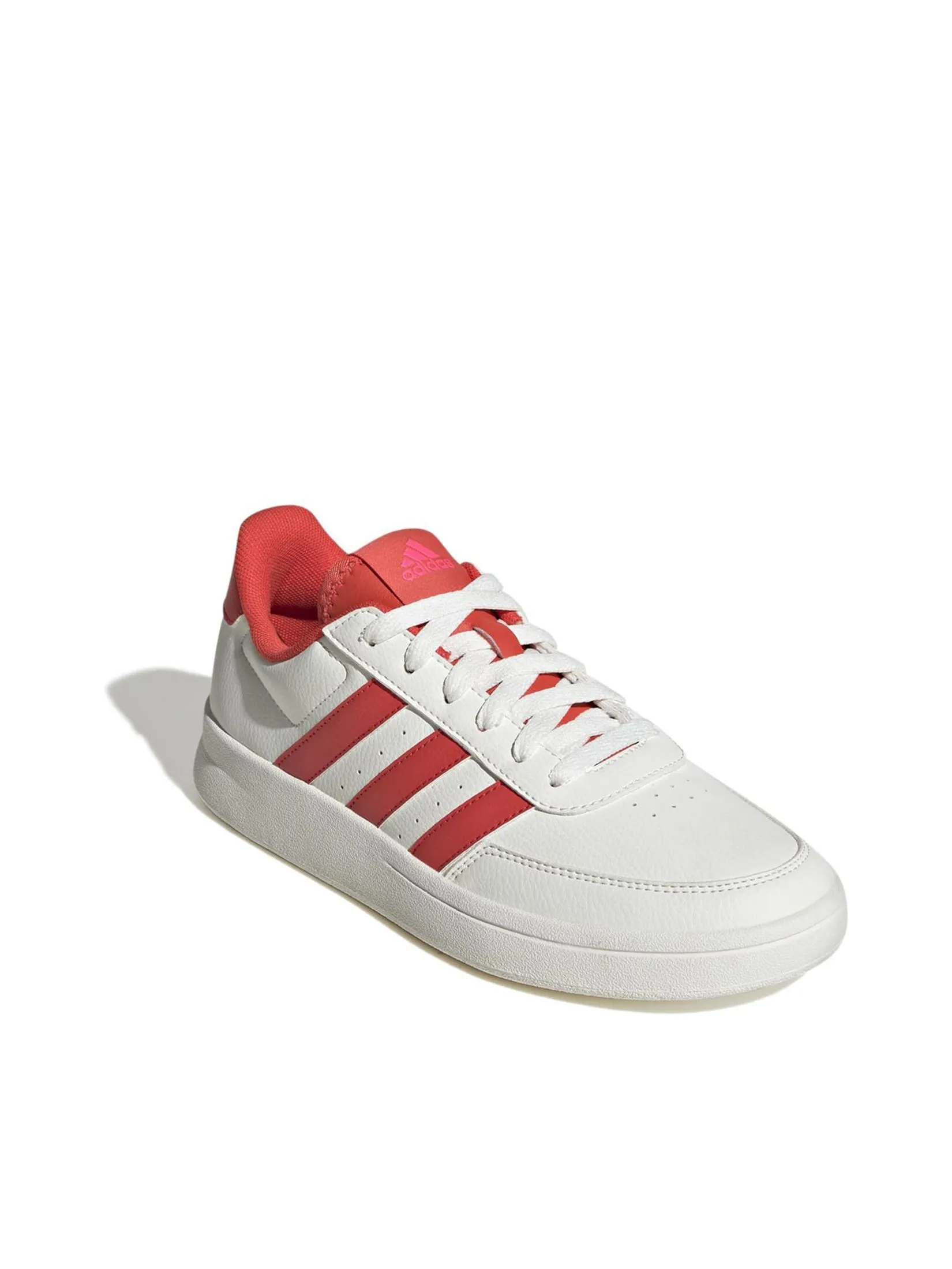 ADIDAS Women Sneakers Breaknet 2.0 JI4860 Core White / Bright Red / Lucid Pink