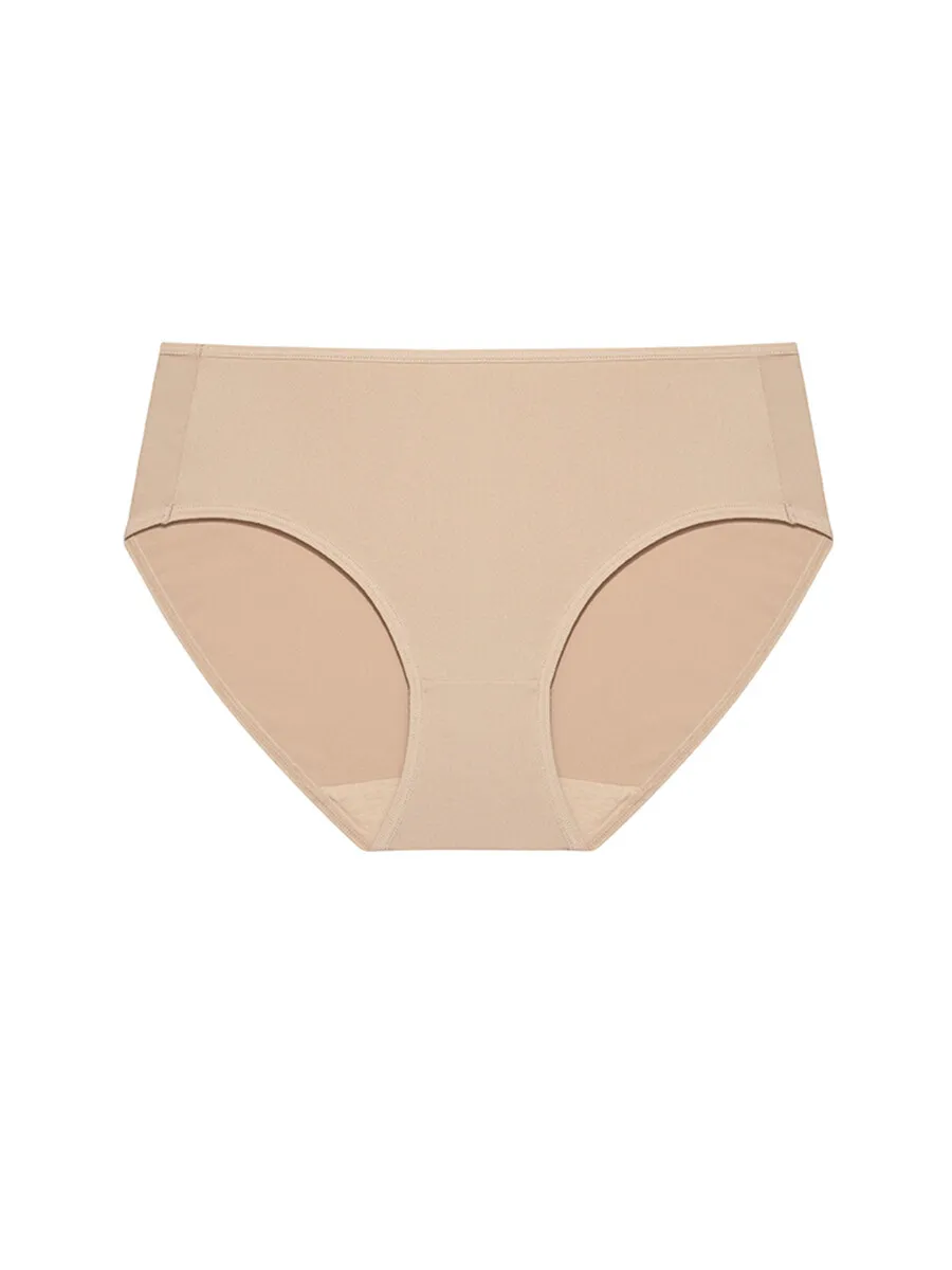 SABINA Fresh Up Woman Mid Waisted Panty - Sand Size - L