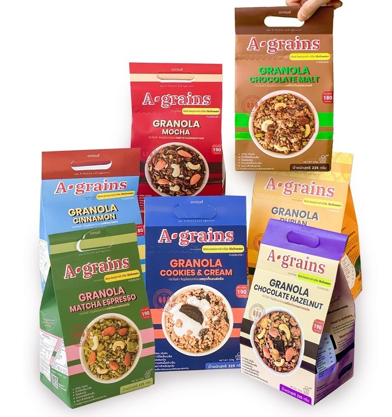 Тайская Гранола A-grains 225 гр 7 вкусов
