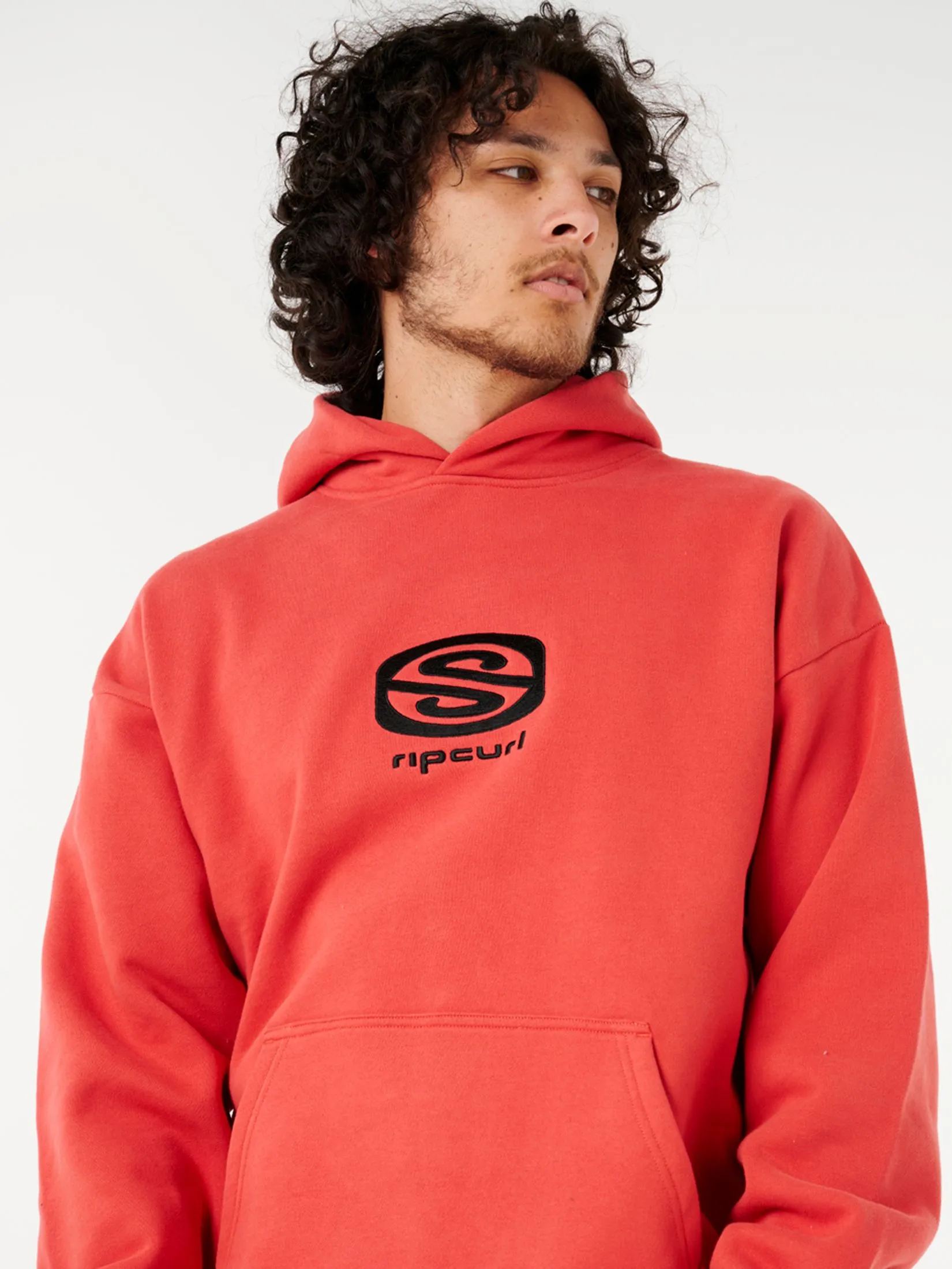 RIP CURL Men Hood Archive Cranberry