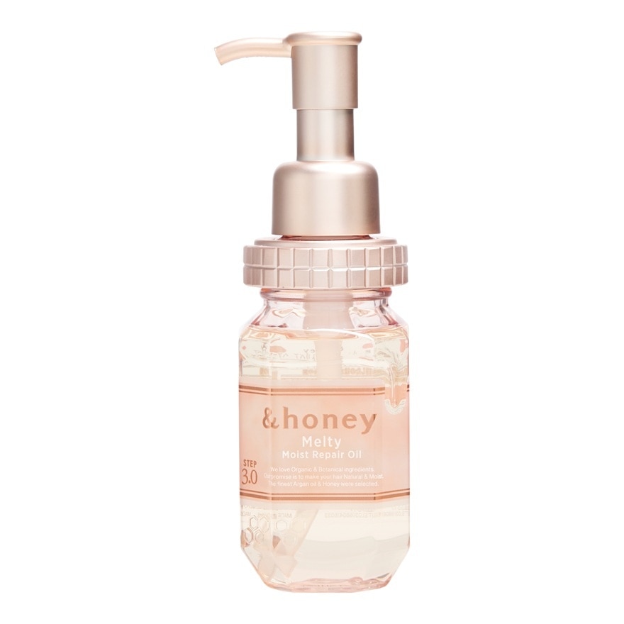 Honey Hair Oil Melty Moist Repair 100 Ml. - Pink
