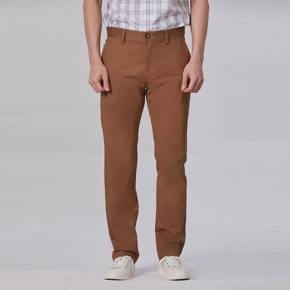 JOHN HENRY Men's Pants (Slim Fit) ESSENTIALS Brown