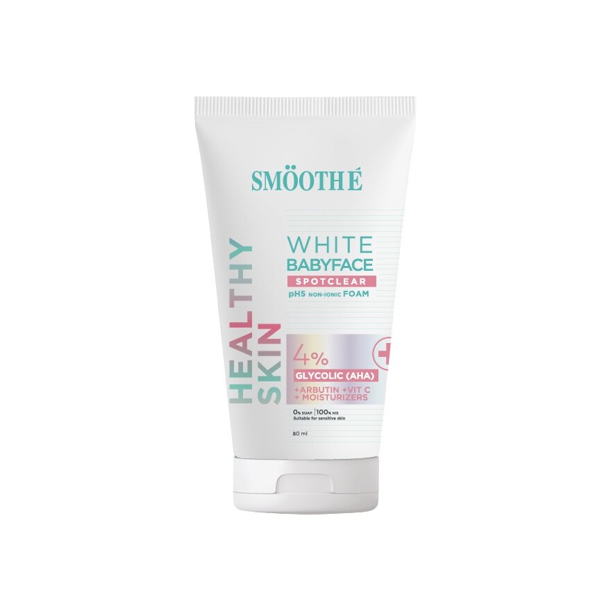 Smooth E White Babyface Spot Clear Non-Ionic Foam 80 ml.