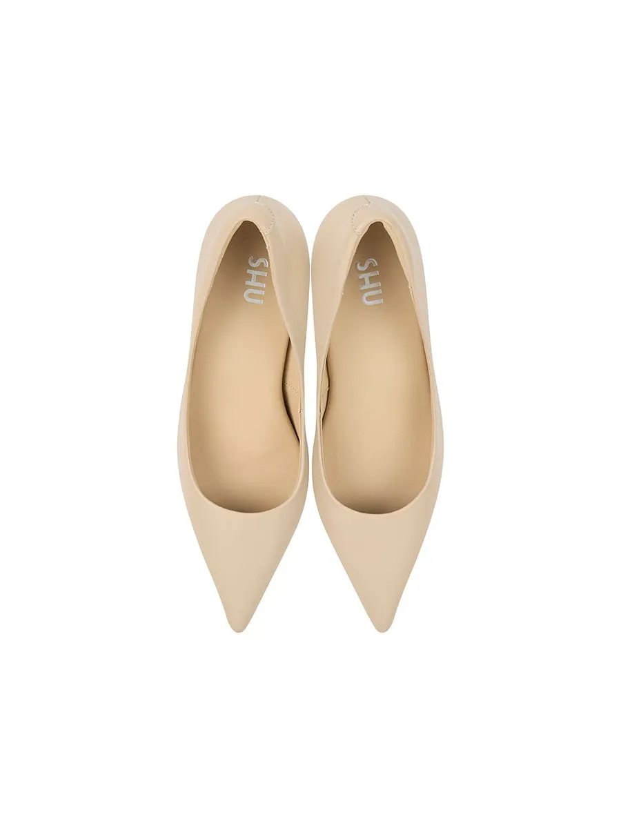 SHU WOMEN CELEB HEELS 2.5" IN MILAN - NUDE