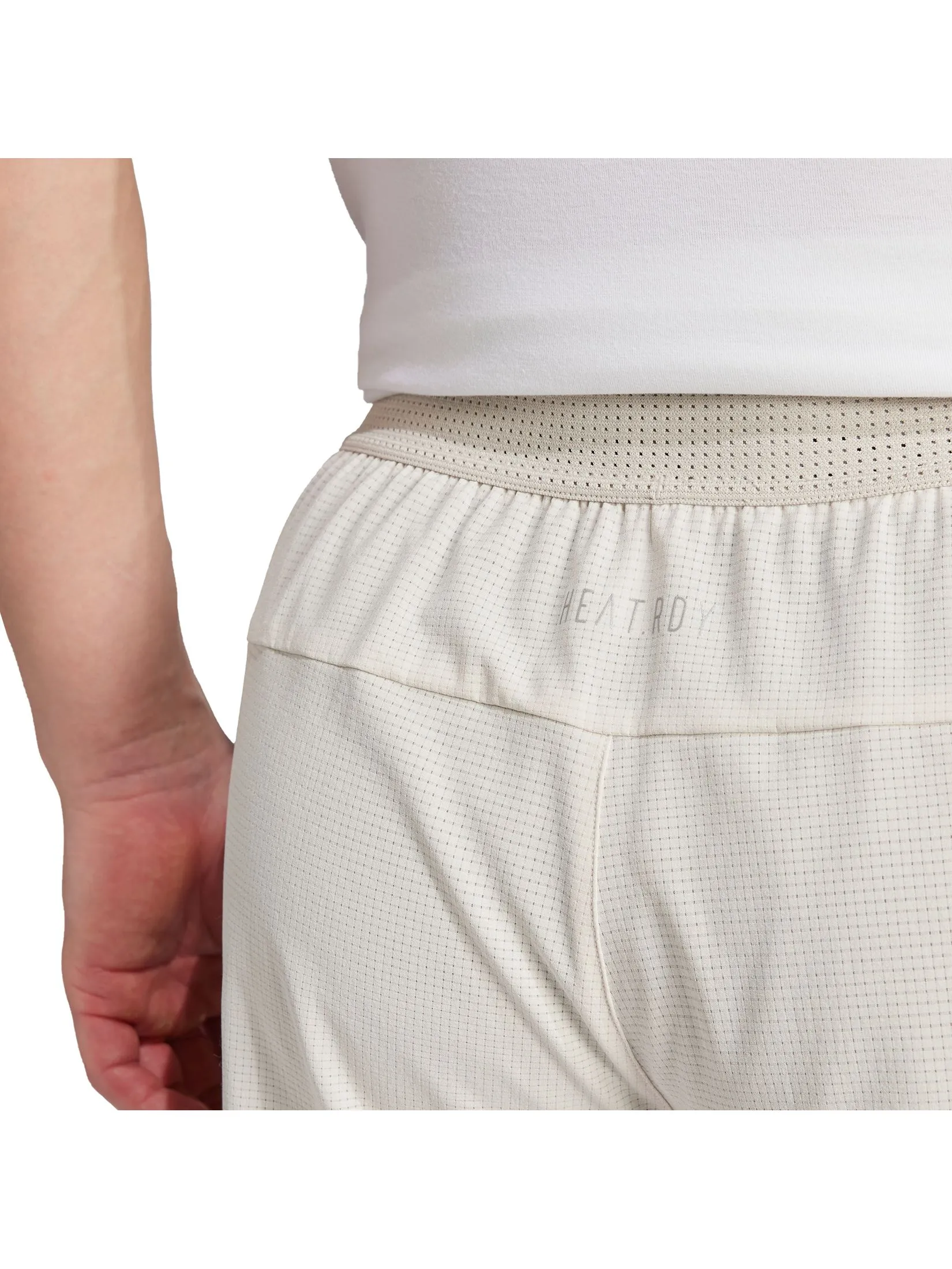 ADIDAS Men Shorts Designed for Training HIIT Workout HEAT.RDY Khaki Beige