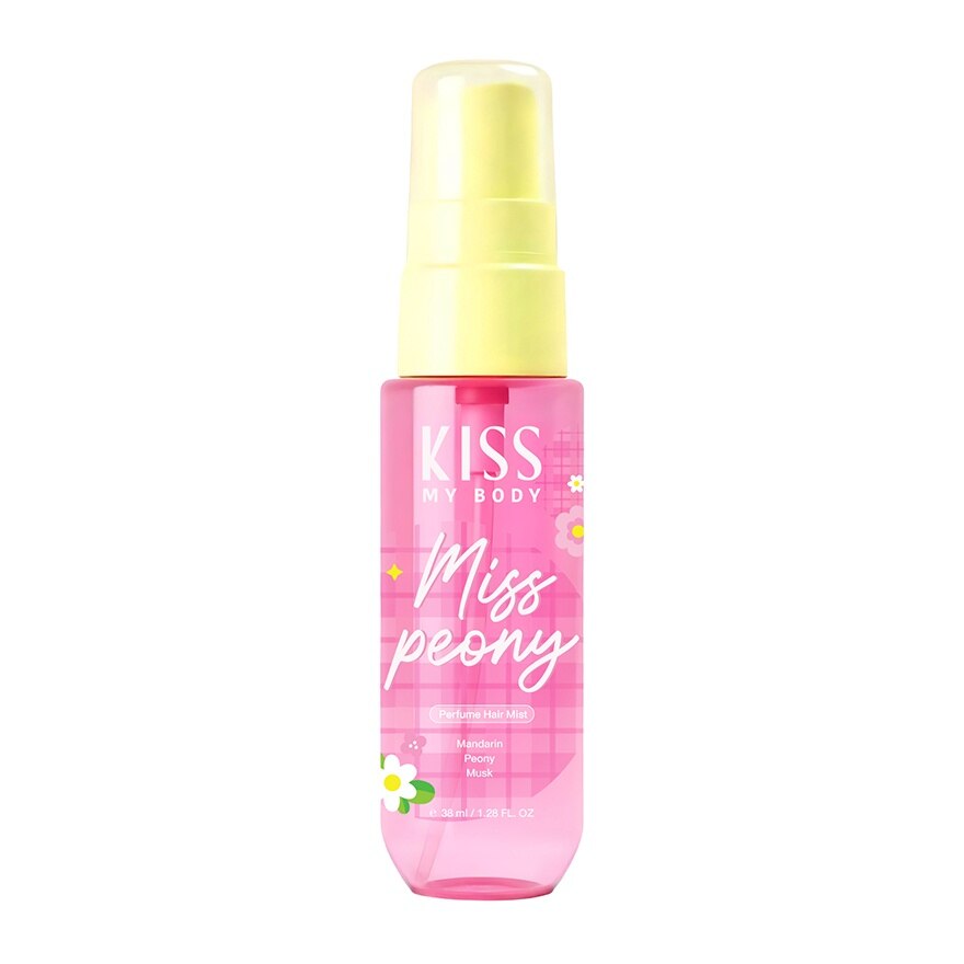 Kiss My Body Perfume Hair Mist Miss Peony 38 Ml. - Pink