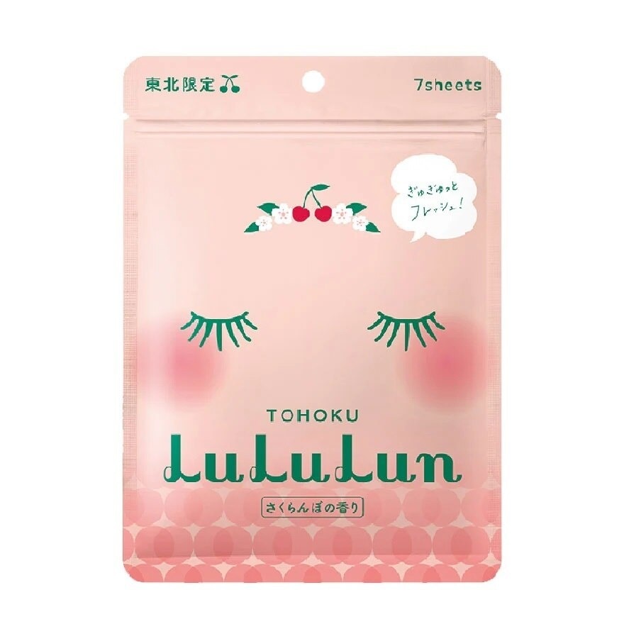 Lululun Face Mask Tohoku 7 Day 7'S แผ่นมาส์กหน้า ผิวชุ่มชื้น