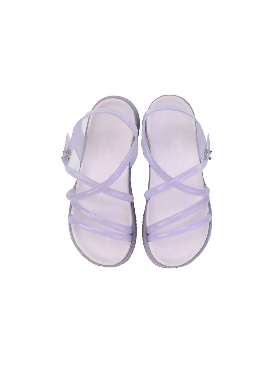 HUSH PUPPIES Women's Shoes Sandals Slingback SANDALS COMFORT - PURPLE