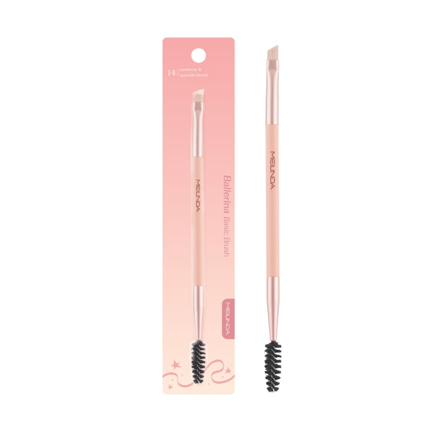 Meilinda Ballerina Basic Brush 1pcs. 14 Eyebrow  Spoolie Brush