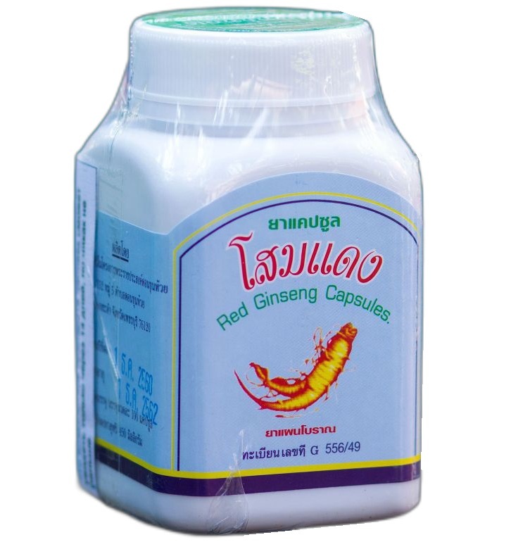 Красный женьшень в капсулах для тонизирования тела
