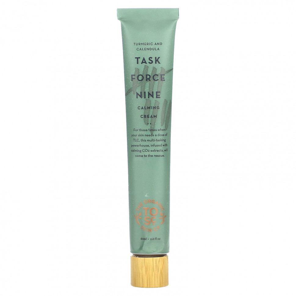 The Organic Skin Co., Task Force Nine, успокаивающий крем, 60 мл (2 жидк. Унции)