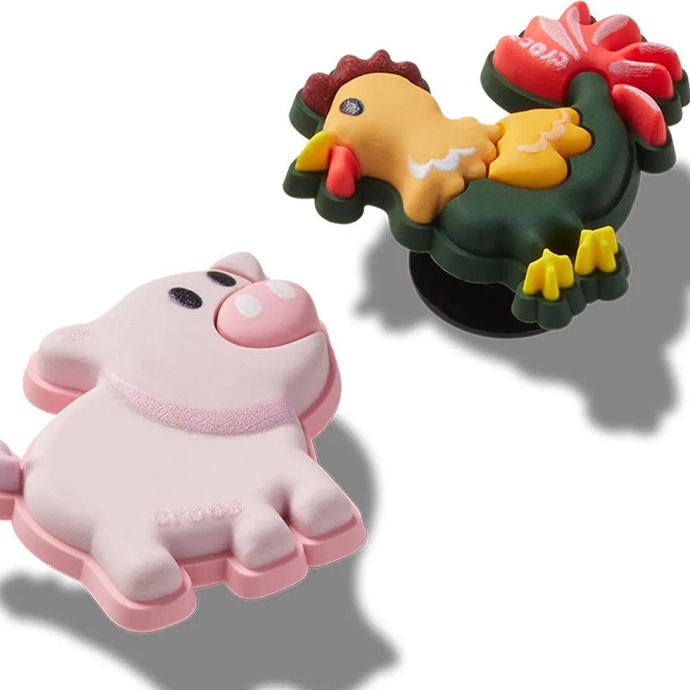 CROCS Jibbitz Shoes Charm Farm Friend Animals 5-Pack Multi color - CR024AC844EKTH