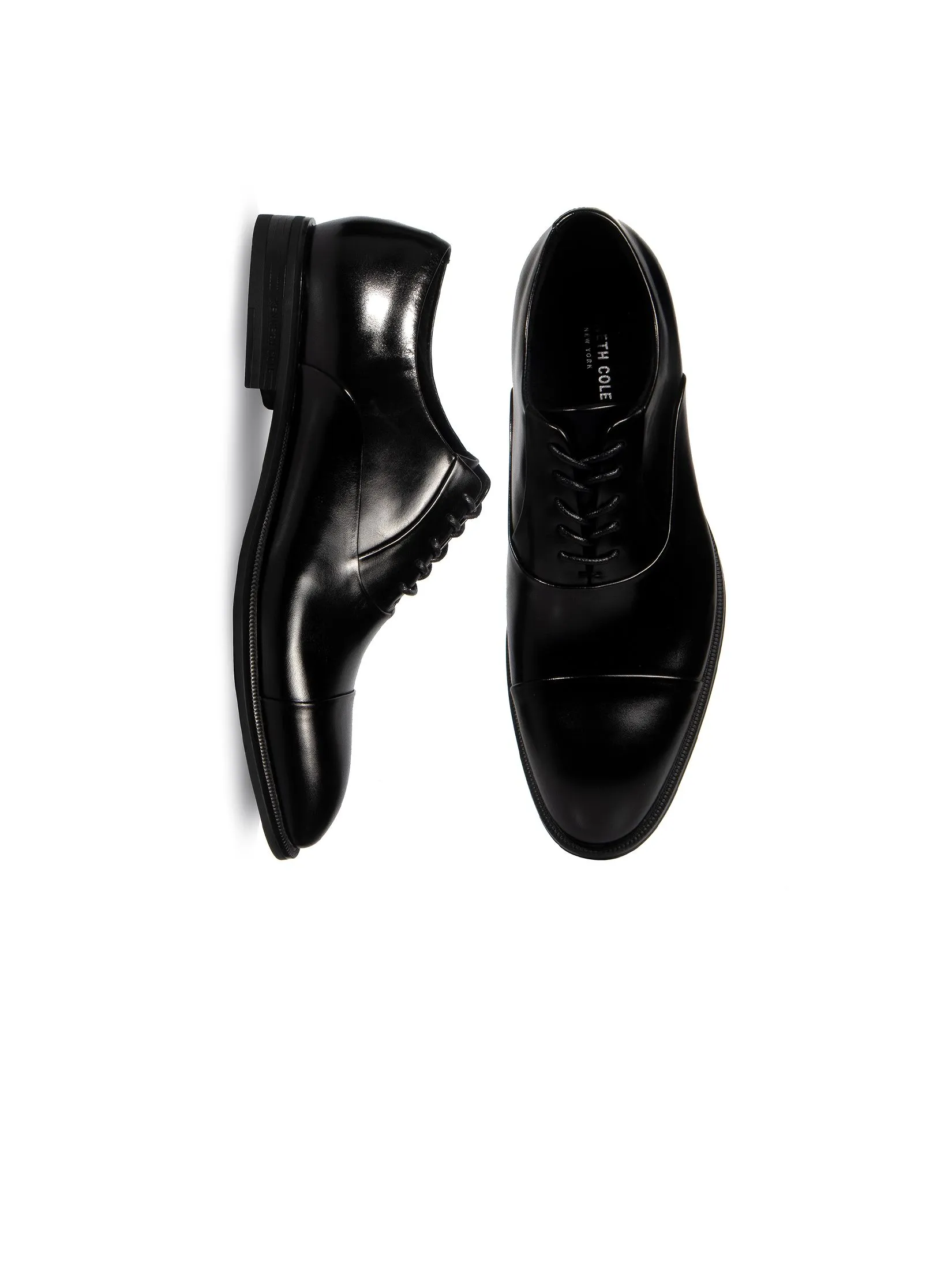 KENNETH COLE MEN DRESS SHOES REBOUNDPOD LACE UP D / BLACK