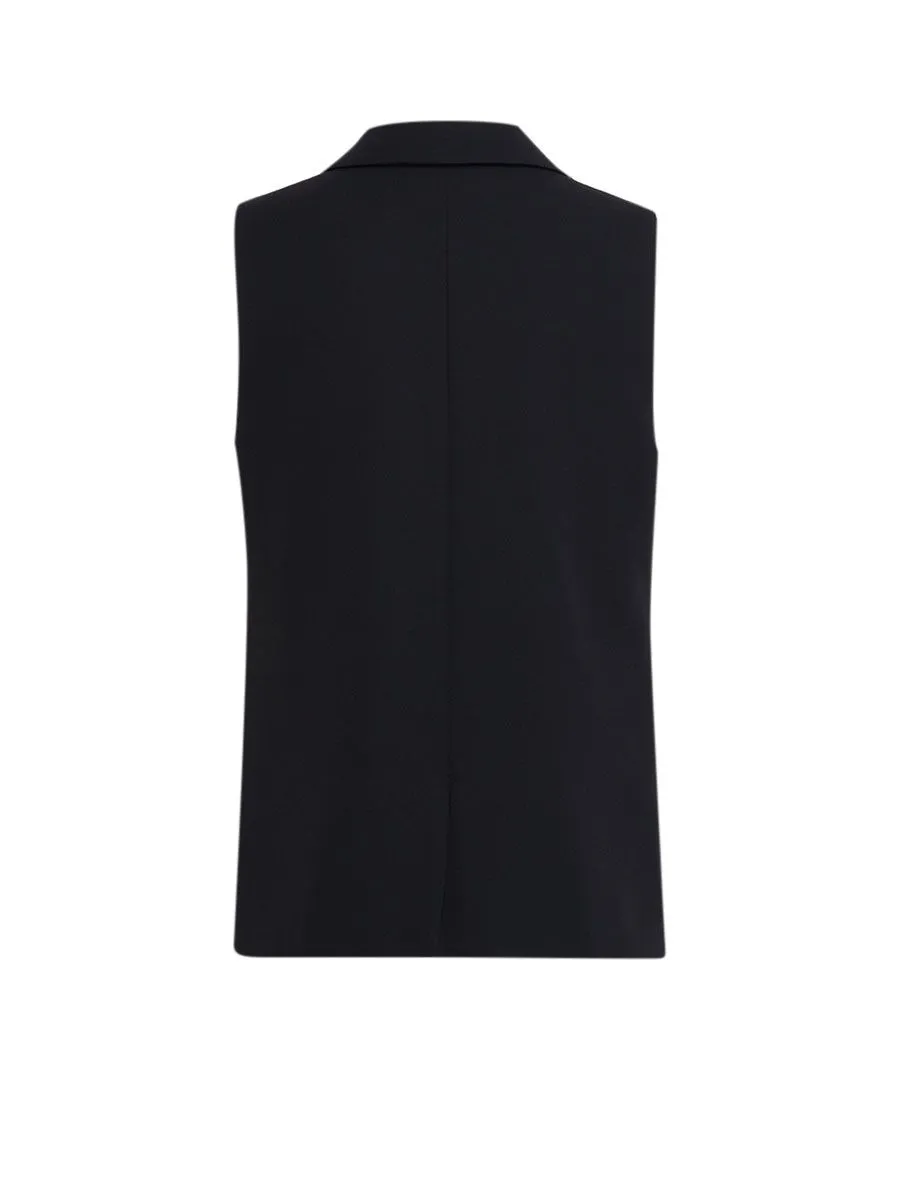 MONARCH Black Loose Fit Sleeveless Suit No.M91P1B5089