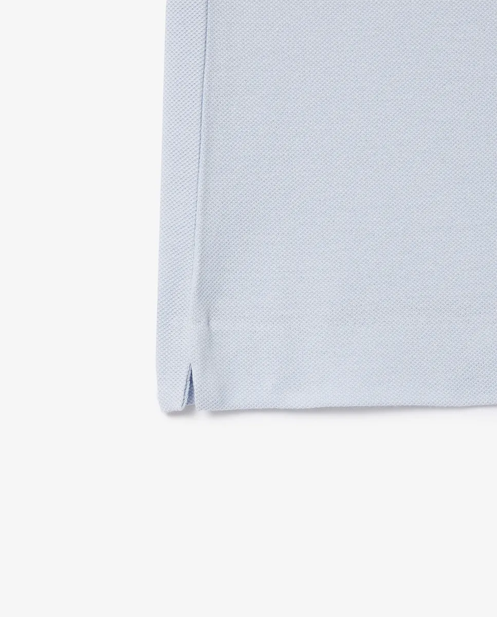 LACOSTE Original L.12.12 Lacoste Flocked Piqu  Polo Shirt Blue