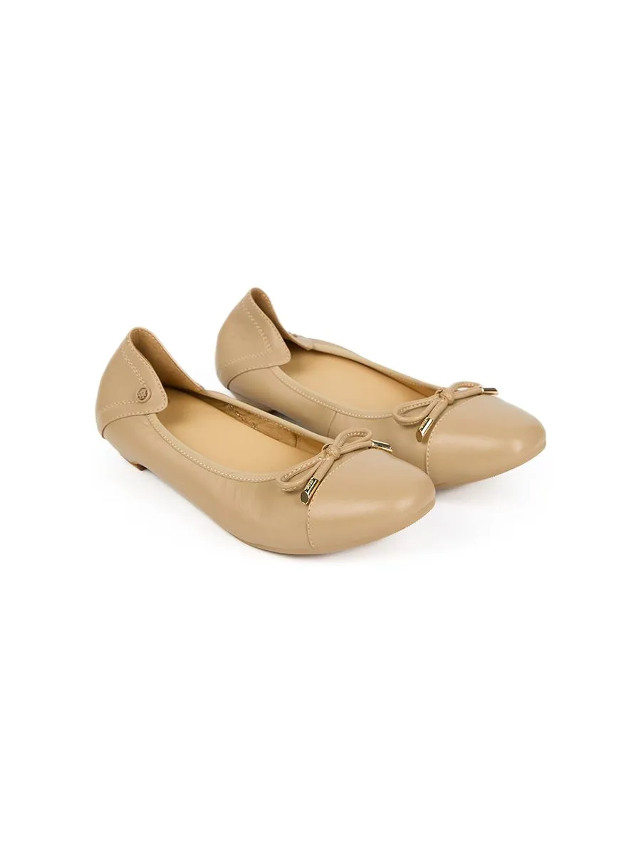 SHU WOMEN  SOFY SOFA 0.5" CAP-TOES - NUDE