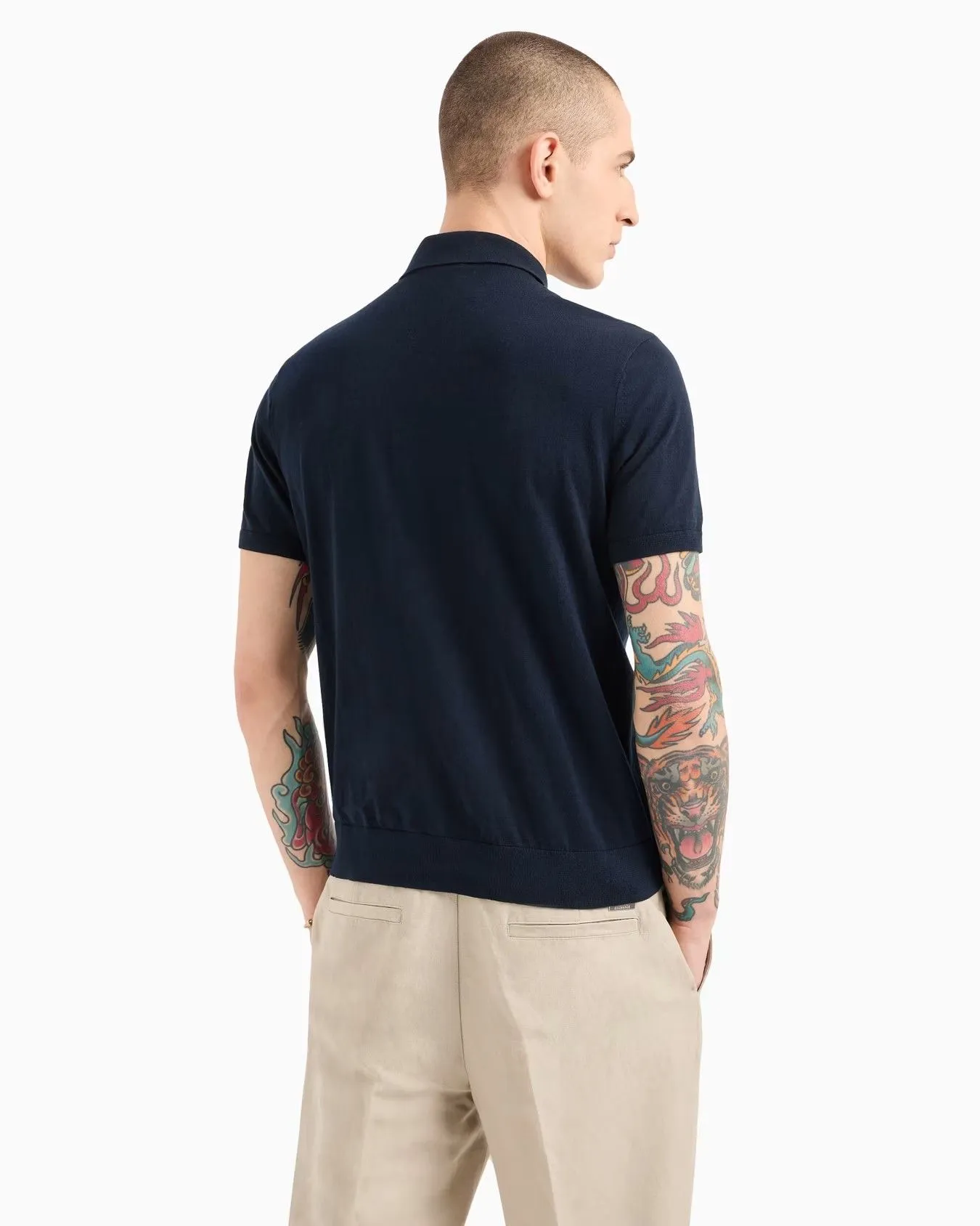 ARMANI EXCHANGE Polo Men 8NZF5D-ZM3JZ-1510 Navy Blue