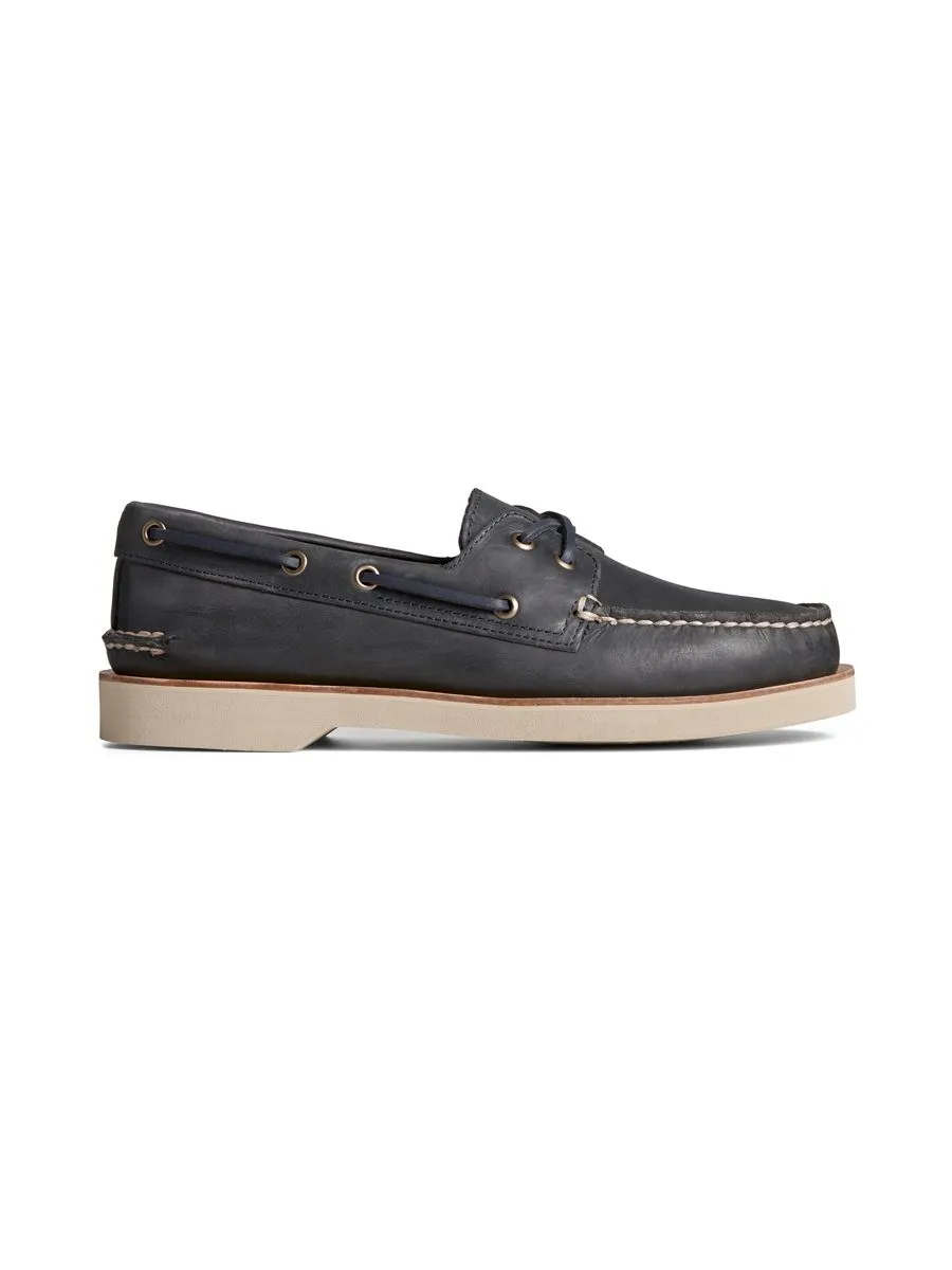 SPERRY MEN NAVY A/O 2-EYE DOUBLE SOLE Size - 10 US