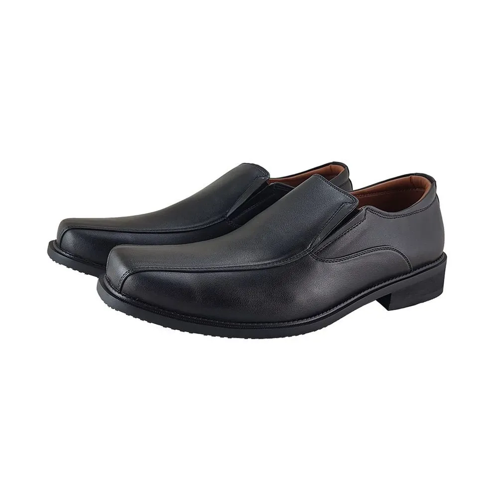 FREEWOOD SHOES leather biz shoe B5838201-black