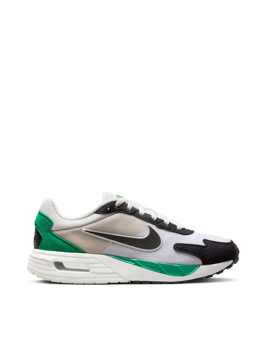 NIKE Men Sneakers Air Max Solo Summit White/Black-Malachite-Saturn Gold