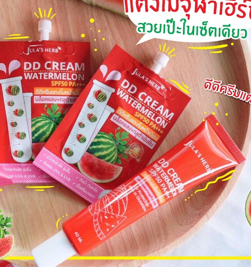 Солнцезащитный арбузный DD крем для лица SPF 50 PA+++ Jula`s Herb 8 или 40 мл