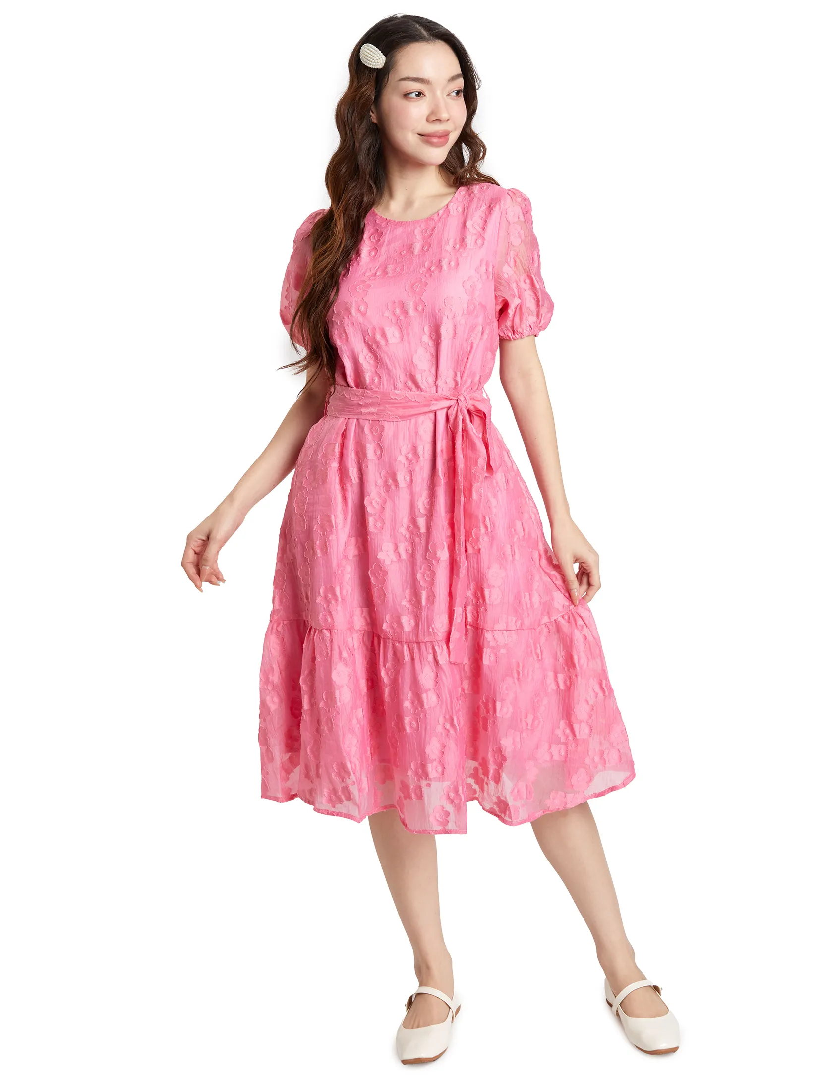 LOLITA Womes Dress Short Sleeves Solid